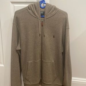 Greenish / brown polo Ralph Lauren sweater hoodie